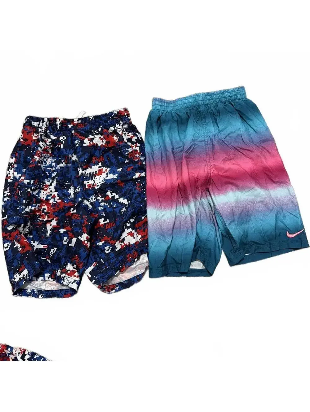 Nike Boys XL Swim Trunks Multi Color Lot of 2